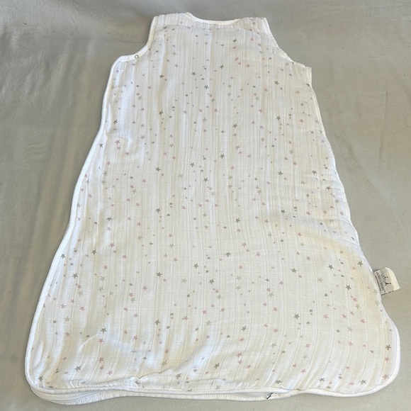 aden + anais White and Pink Star insulated Sleep Sack - Picture 3 of 4